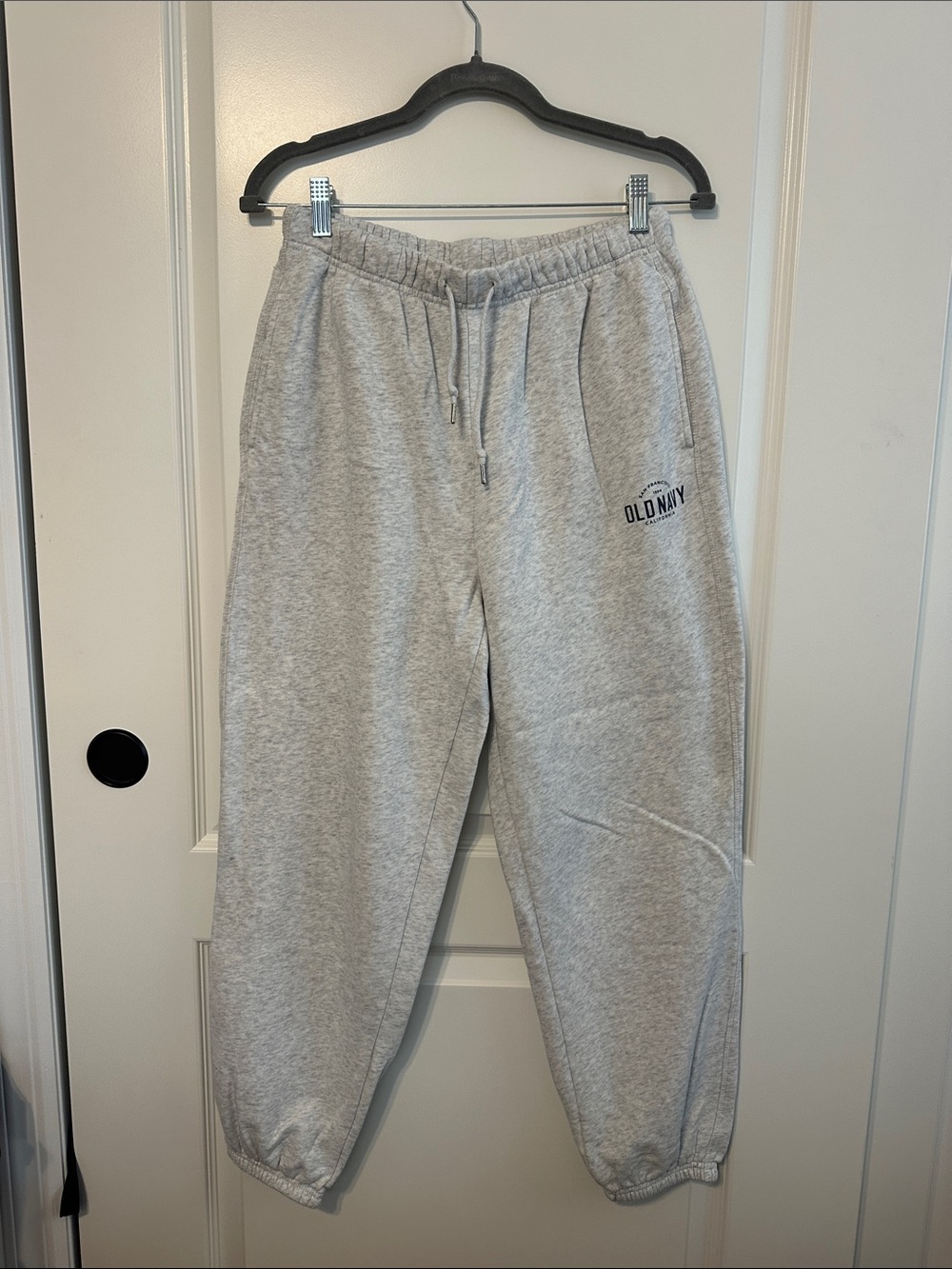 Old Navy Light Gray Women's Fleece Joggers